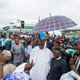 President Muhammadu Buhari with governor Ayade after arriving in Calabar last October to commission the new superhihgway.